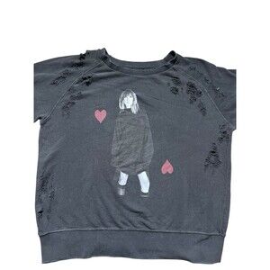 Taylor Swift Reputation Distressed King Of My Heart Sweater Dress Size xs/s